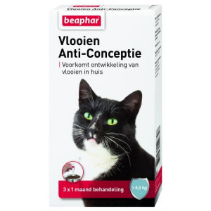 Afbeelding Beaphar Vlooien Anti-Conceptie (4,5 tot 9 kg) kat Per verpakking door Brekz.nl