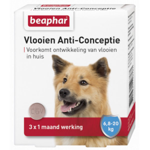 Afbeelding Beaphar Vlooien Anti-Conceptie (6,8 - 20 kg) hond Per verpakking door Brekz.nl