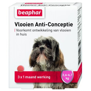 Afbeelding Beaphar Vlooien Anti-Conceptie (2,6 tot 6,7 kg) hond Per verpakking door Brekz.nl