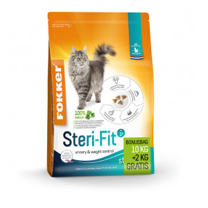 Afbeelding Fokker Steri-Fit kattenvoer 2,5 kg door Brekz.nl