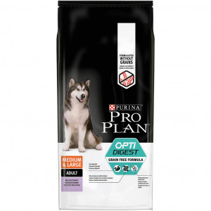 Afbeelding Pro Plan Optidigest Medium & Large Adult Kalkoen hondenvoer 12 kg door Brekz.nl