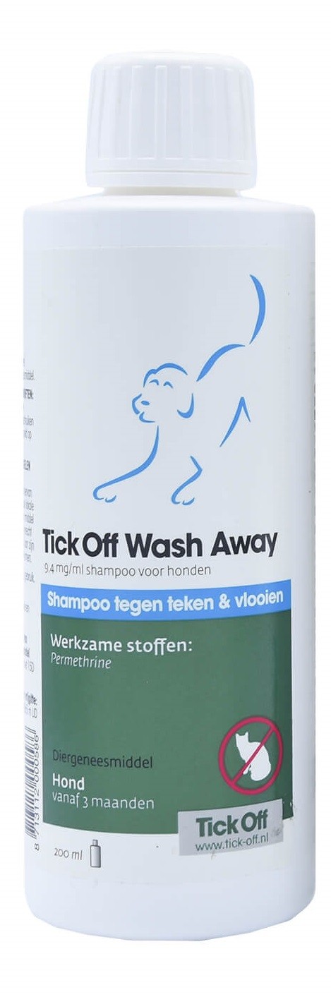 Exil Tick Off Wash Away Shampoo voor de hond