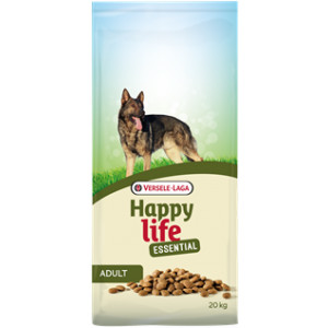 Afbeelding Happy Life Essential Adult hondenvoer 20 + 3 kg door Brekz.nl