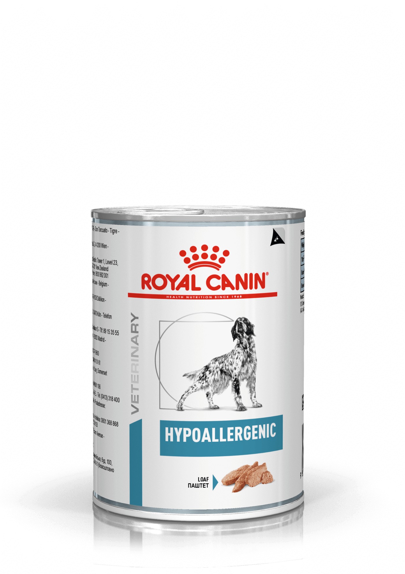 Volg ons Kinematica Verplaatsing Royal Canin Veterinary Hypoallergenic hondenvoer 400 gram blik