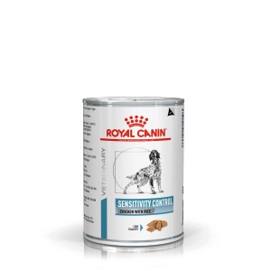 Royal Canin Veterinary Sensitivity Control kip met rijst natvoer hond 4 trays (48 x 410 g)