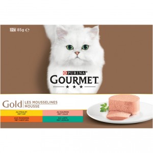 Afbeelding Gourmet Gold 12pack Fijne Mousse 12x85 Gr door Brekz.nl