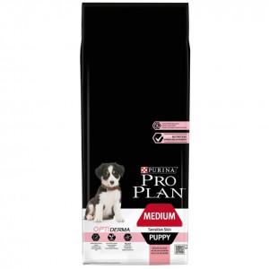 Afbeelding Pro Plan Optiderma Medium Puppy Sensitive Skin hondenvoer 12 kg door Brekz.nl