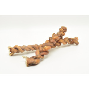 Afbeelding Brekz - Gevlochten bullepees 20-22cm, 3 stuks Per verpakking door Brekz.nl