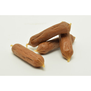 Afbeelding Brekz - Puur Worstjes Eend 250 gram Per stuk door Brekz.nl