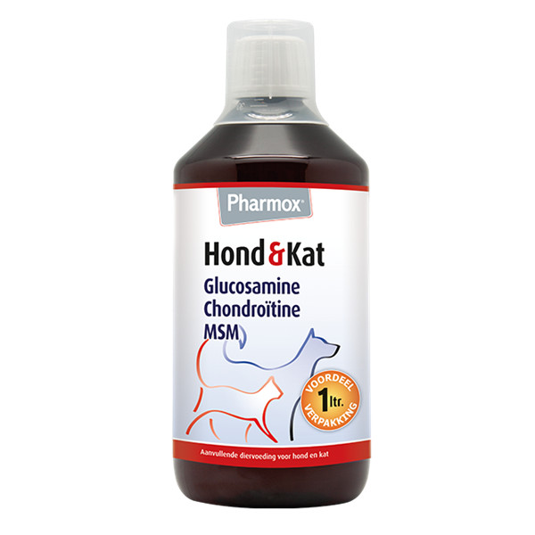 Pharmox HK Glucosamine voor hond en kat 2 x 1000 ml