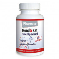 Pharmox HK Groenlipmossel voor hond en kat 2 x 60 tabletten