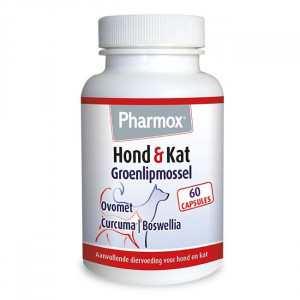 Pharmox HK Groenlipmossel voor hond en kat 3 x 60 tabletten