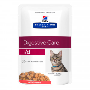 Hill's Prescription Diet I/D Pouch Zalm kattenvoer 12 zakjes