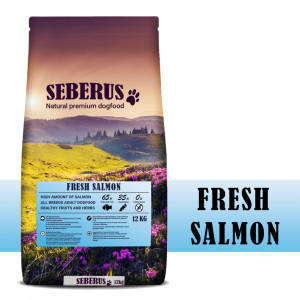 Afbeelding Seberus Fresh Salmon - natuurlijk graanvrij hondenvoer 1 kg door Brekz.nl