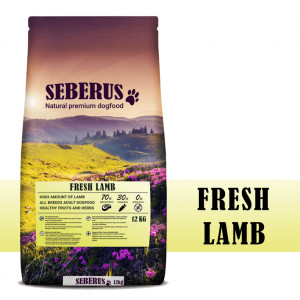 Afbeelding Seberus Fresh Lamb - natuurlijk graanvrij hondenvoer 1 kg door Brekz.nl