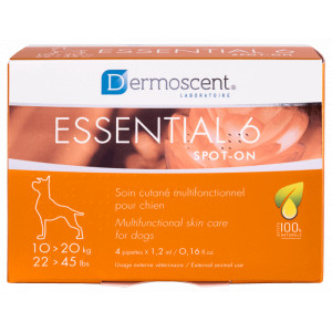 Dermoscent Essential 6 Spot-On hond van 10 tot 20 kg