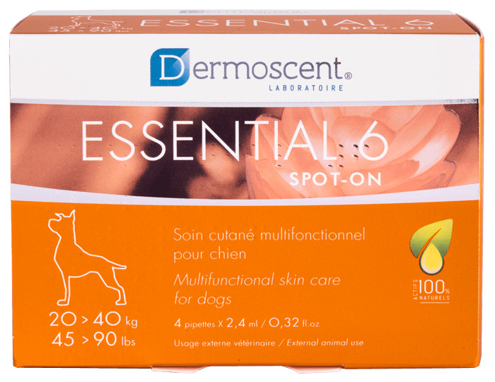 Dermoscent Essential 6 Spot-On hond van 20 tot 40 kg