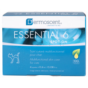 Dermoscent Essential 6 Spot-On voor de kat 3 x 4 pipetten