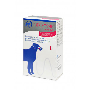 Afbeelding Orozyme Kauwstrips L - 141 gr. door Brekz.nl