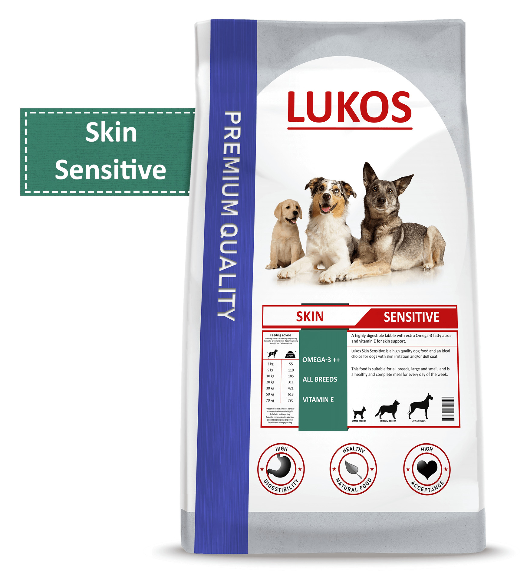 Knuppel Ontdekking Monteur Lukos Skin Sensitive hondenvoer | Goedkoop | Ruim assortiment