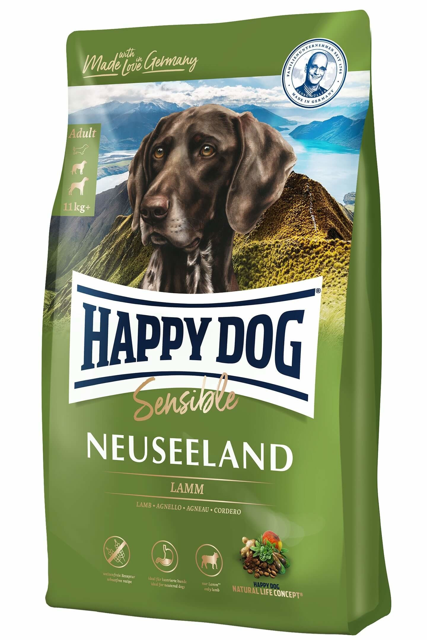 Happy Dog Supreme Nieuw-Zeeland hondenvoer
