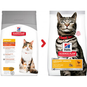 Afbeelding Hill's Urinary Health Hairball Control Adult kattenvoer 1.5 kg door Brekz.nl