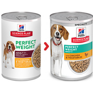 Adult Perfect Weight kip & groente hond