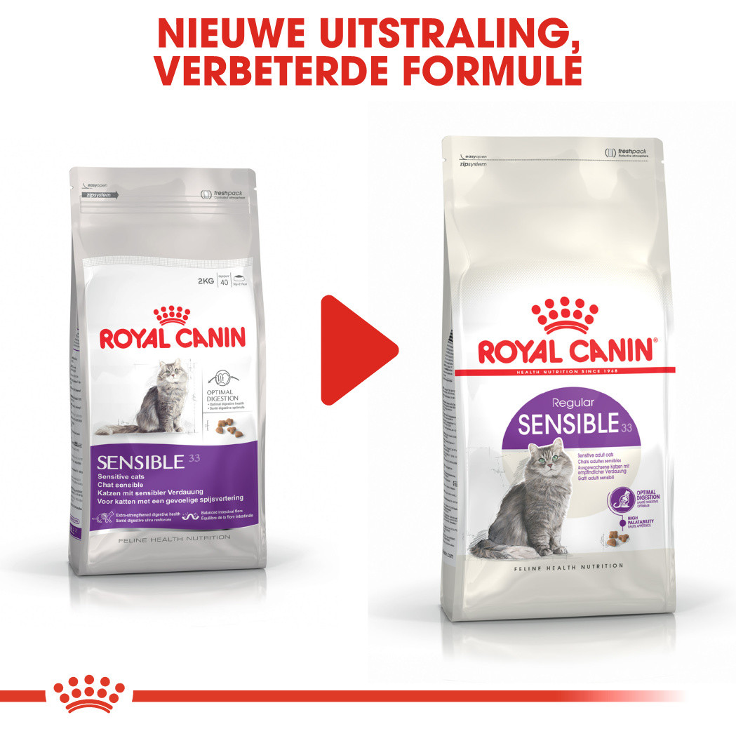 Royal Canin Sensible kattenvoer kunt u eenvoudig bestellen bij