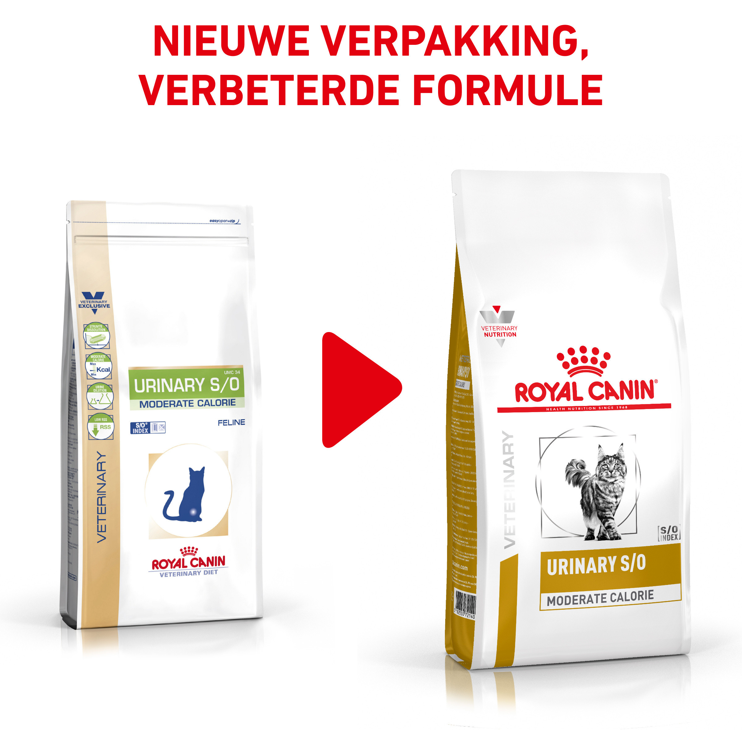 Royal Canin Veterinary Urinary S/O Moderate Calorie kattenvoer
