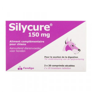 Afbeelding Silycure 150 mg - (> 10 kg) - 40 tabletten door Brekz.nl