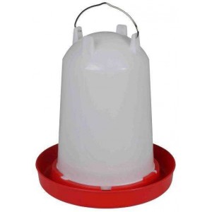 Afbeelding Bajonetdrinker Plastic Kippen 6 liter door Brekz.nl