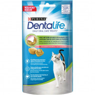 DentaLife Daily Oral Care met zalm kattensnack (40 gram) 8 x 40 g