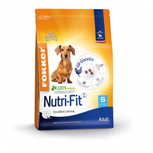 Afbeelding Fokker Dog Nutri-Fit S Kip - Hondenvoer - 2.5 kg door Brekz.nl