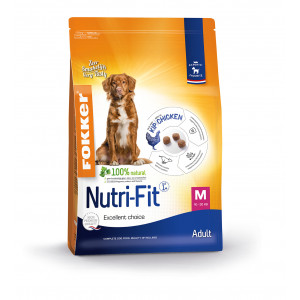 Afbeelding Fokker Dog Nutri-Fit M Kip - Hondenvoer - 2.5 kg door Brekz.nl