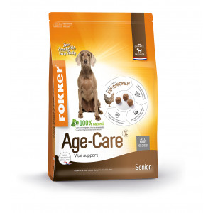 Afbeelding Fokker Dog Age-Care Kip - Hondenvoer - 13 kg door Brekz.nl