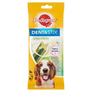 Afbeelding Pedigree Dentastix Fresh Medium hondensnack 10-25 kg 1 x 7 sticks door Brekz.nl