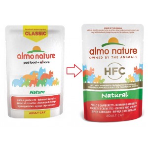 Almo Nature HFC Natural Kip & Garnalen 55 gr
