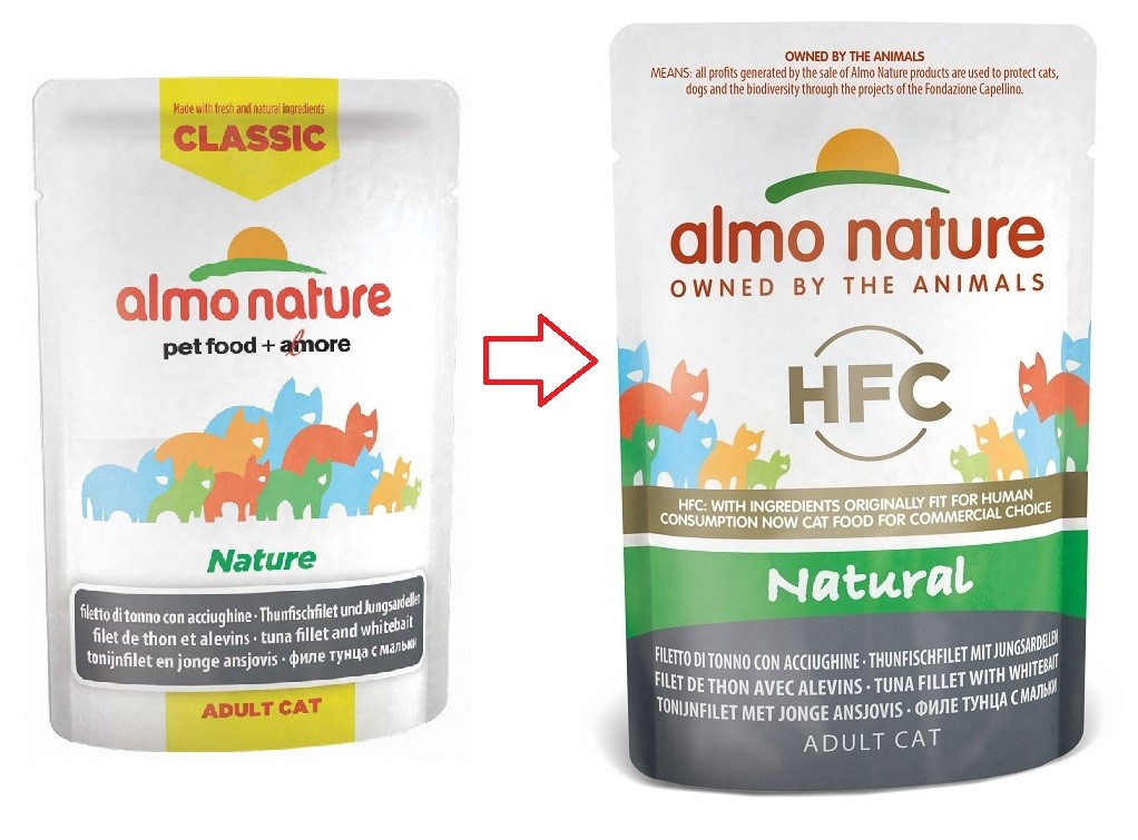 Almo Nature HFC Natural Tonijn met Jonge Ansjovis (55 gram)