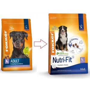 Afbeelding Fokker Adult L hondenvoer 13 kg door Brekz.nl