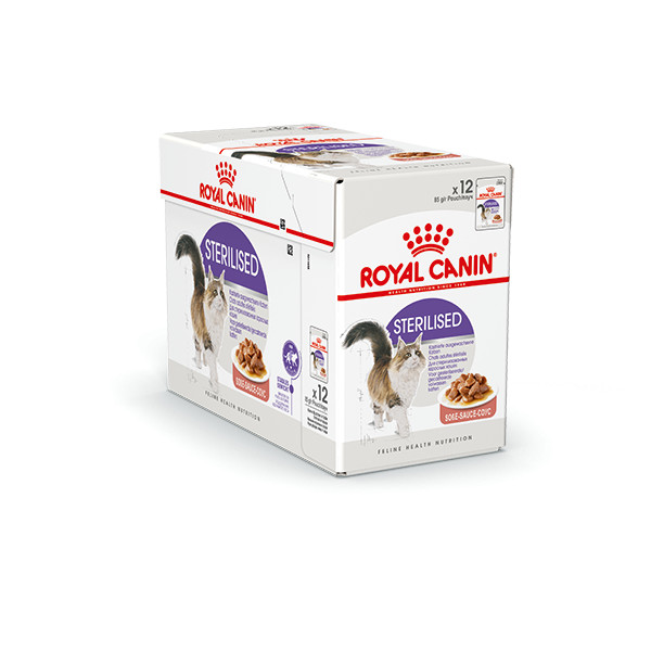 Royal Canin Royal Canin Sterilised natvoer kat (in saus) 4 dozen (48 x 85 g)