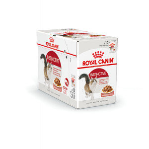 Royal Canin Instinctive in gravy natvoer kat (85 g) In Gelei (12x85 g)