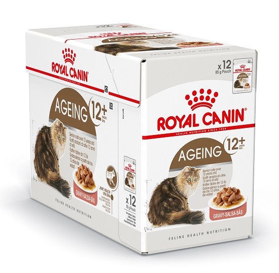Royal Canin Ageing 12+ nat kattenvoer 12 zakjes
