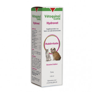 Hydrovet Huidspray voor hond en kat 2 x 100 ml