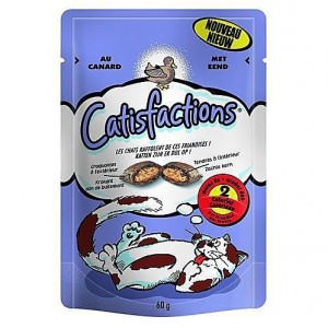 Afbeelding Catisfactions Eend kattensnoep Per verpakking door Brekz.nl