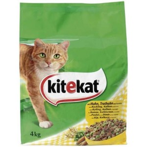 Kitekat kip en groente kattenvoer 3 x 4 kg