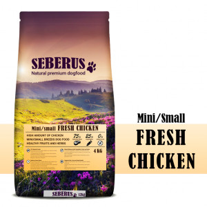 Afbeelding Seberus Mini/Small Fresh Chicken - natuurlijk graanvrij hondenvoer 1 kg door Brekz.nl