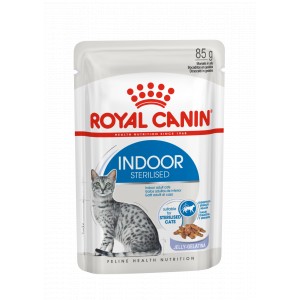 Royal Canin Indoor Sterilised in Jelly kattenvoer 12x 4 dozen (48 x 85 g)
