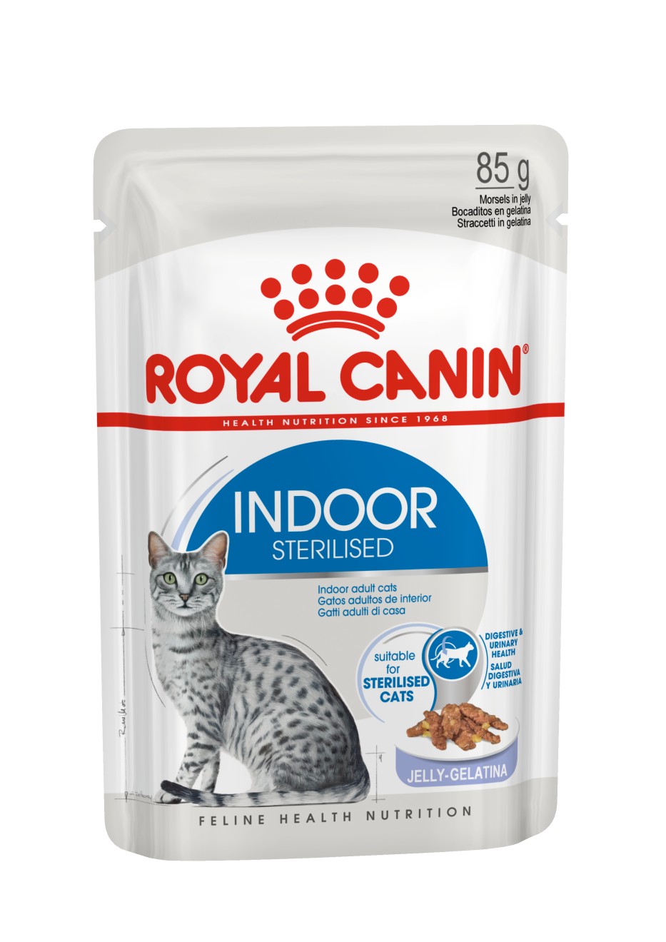 Bukken Nauw Gymnastiek Royal Canin Indoor Sterilised in Jelly kattenvoer | Goedkoop