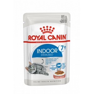 Afbeelding Royal Canin Sterilised Indoor 7+ in Gravy - 12 x 85 gram door Brekz.nl