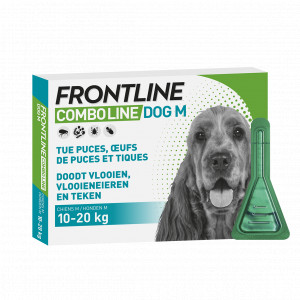 Afbeelding Frontline Combo Spot-On Hond M 6 pipetten door Brekz.nl